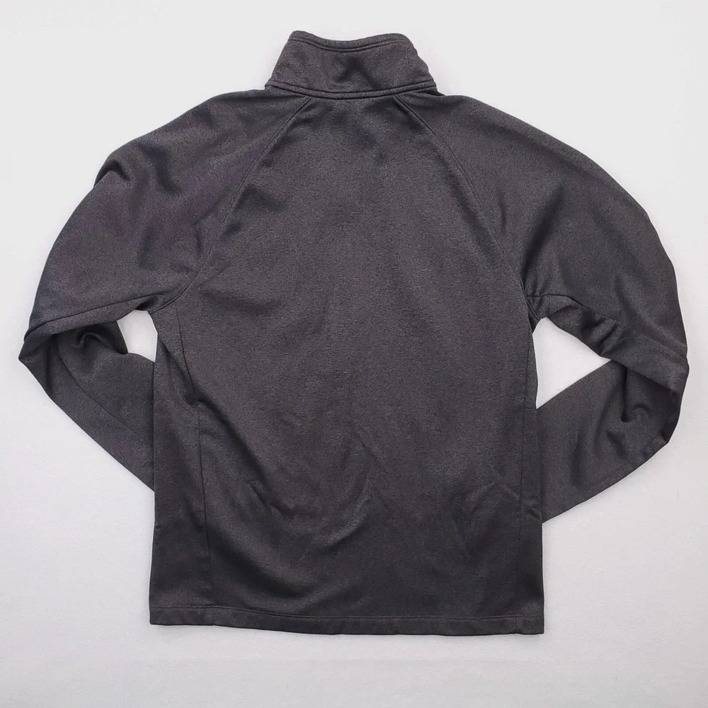 North Face Sweater Mens Medium Gray Half Zip Fleece Pullover Jacket Outdoor Hike